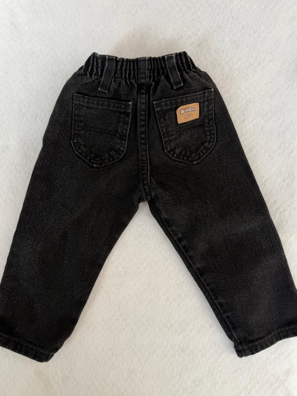Toddler Riders by Lee Kids Black Elastic-Waist Denim Jeans with Back Pockets